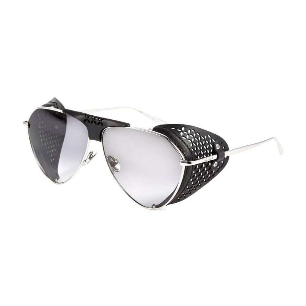 ALAIA Spoiler Pilot Sunglasses Silver - Picture 4 of 10